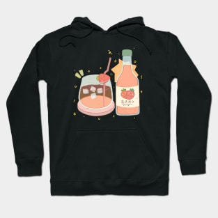 Japanese Strawberry Drink Hoodie